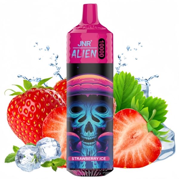 JNR Alien 10000 Strawberry Ice 1 - Puff JNR