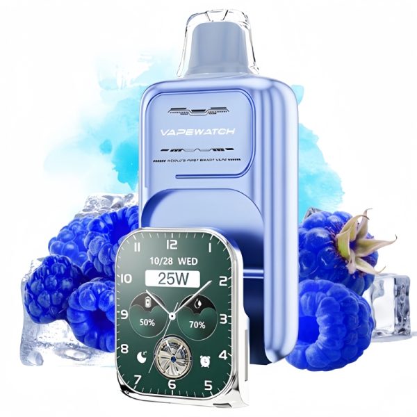 JNR Vape Watch 30000 Puffs Blue Razz Ice 1 - Puff JNR