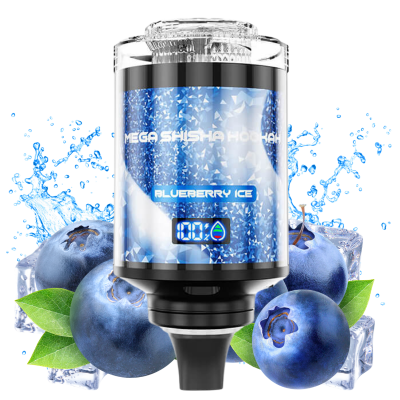 JNR Mega Shisha Hookah 100k Puffs Blueberry On Ice Flavor - Puff JNR